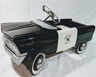 1960 Murray V Front Police Chief Pedal Car (Professional Restoration)