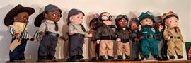 Collection of Lil' Phil Station Attendant Dolls