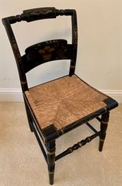 Hitchcock chair, signed and numbered (small amount of wear to the caned seat)