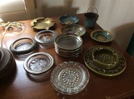 Ashtrays, things from Israel 