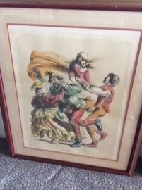 Four Renaissance Peasants by Virginia Dan