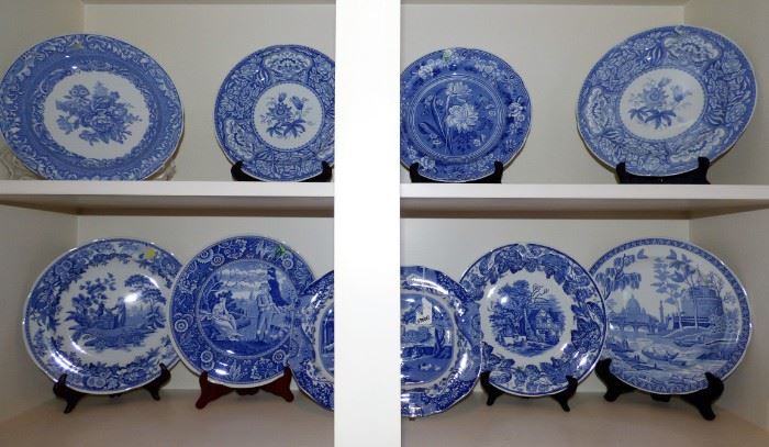 Spode Blue & White Decorator Plates