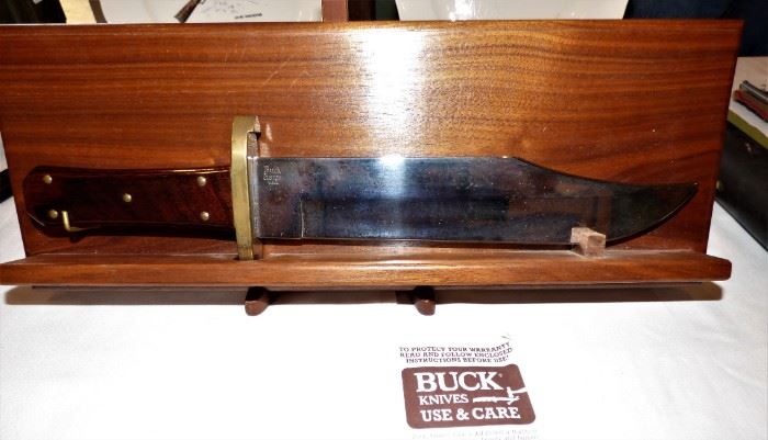 Mounted Buck Knife