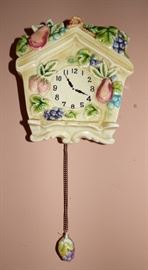 Vintage Wall planter clock