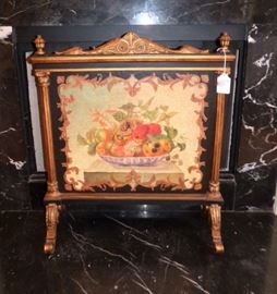 Hand Painted fireplace screen