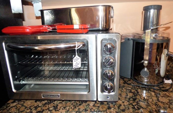 Kitchen Aid Toaster Oven, Juicer