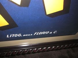 FRAMED FLORIO MARSALA S O M POSTER