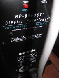 DEFINITIVE SUPER TOWER SPEAKER BP-8060 ST