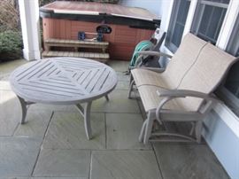 FRONTGATE OUTDOOR PATIO SETS WITH CUSHIONS