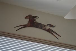 Metal horse