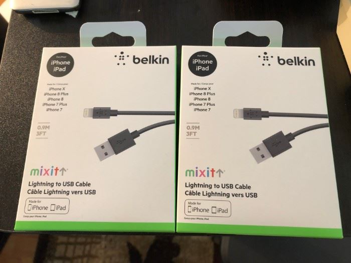 New in box - Belkin USB cables