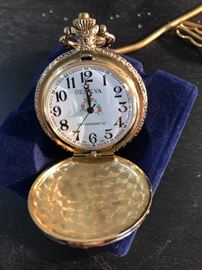 Geneva antimagnetic pocket watch