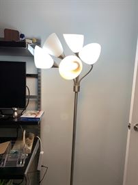 Adjustable floor lamp.