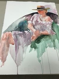 Original watercolor. 22”w x 30”h