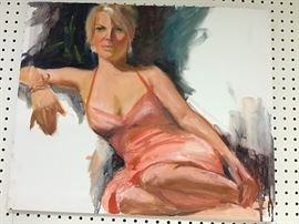 Original watercolor. 24”w x 20”h