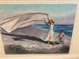 Original watercolor. 48”w x 36”h