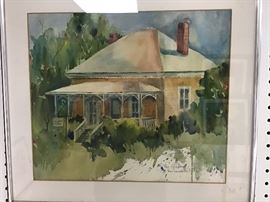 Original watercolor. 19”w x 17”h