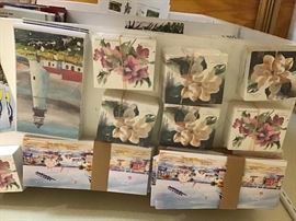 Variety of note cards