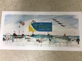 Print. Destin 24”w x 11.5”h