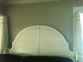 King size four poster bed headboard
