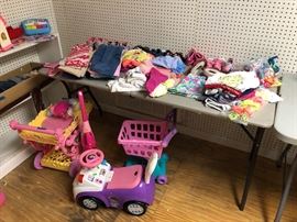 Children's clothing and toys