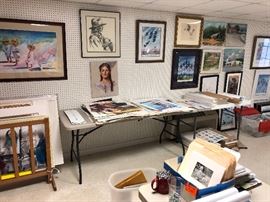 many original pieces of art