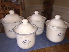 Pfaltzgraff Poetry Canister Set