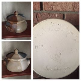 Teague's Frogtown Pottery Covered Casserole/Tureen