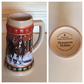 Budweiser Holiday Stein