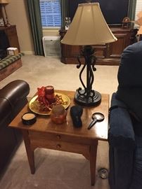 End/Side Table with 2 Drawers