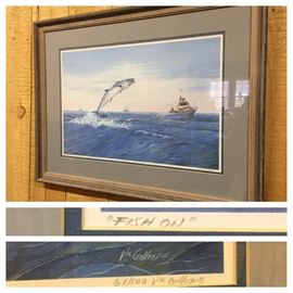 Vic Gillispie "Fish On" Print