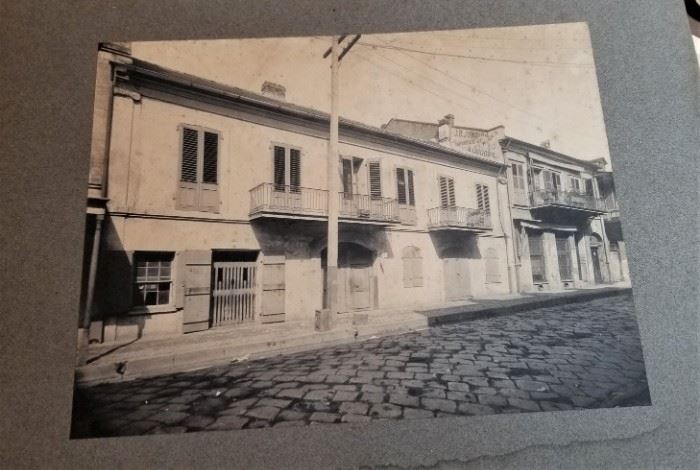 Rare New Orleans street scene