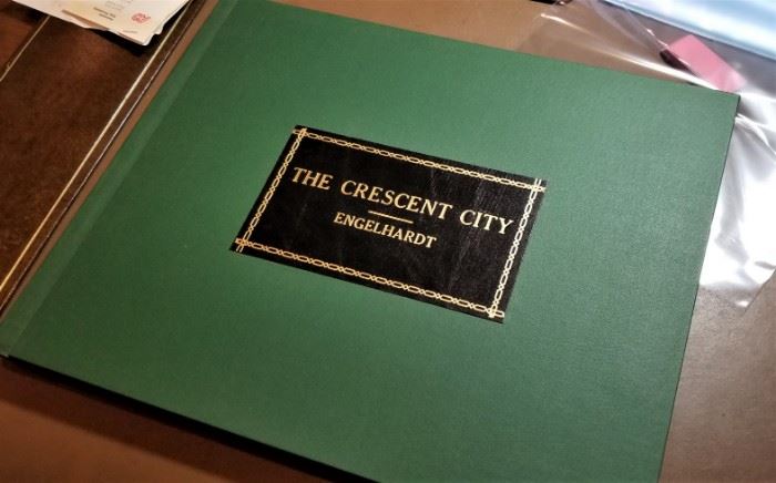 We will also be offering this rare copy of "The Crescent City" by Englehart - packed full of photos of buildings and private residences (many "ain't dere no more") - very hard to find and the nicest copy I have ever seen of this title.