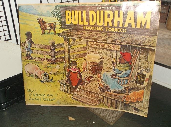 Bull Durham tobacco poster