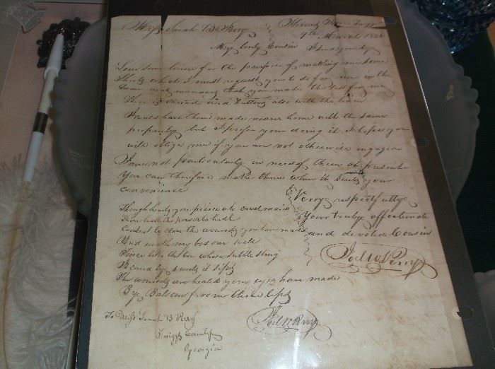 Letter dated 1826