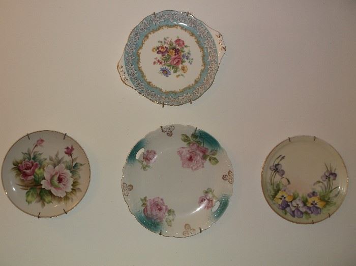 Hand painted plates