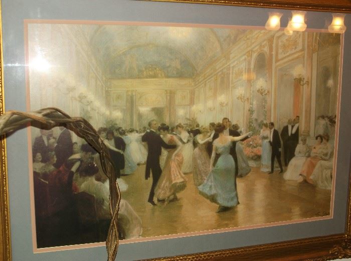 Vintage ball print