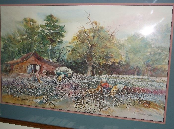 Jack DeLoney print "Lowland Cotton"