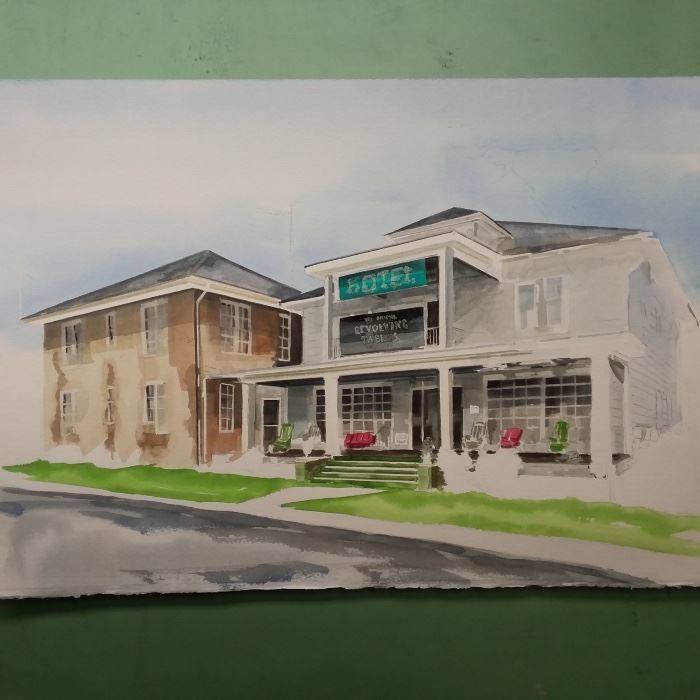 Historic Mendenhall Hotel and Revolving Tables... starts on 3/21/2019