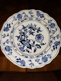 Meissen China Set with Soup, Salad, Bread and Dessert