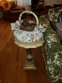 Marble Top Side Table #1