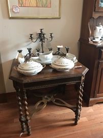Serving Pieces and Twist Table