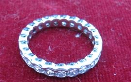 Custom diamond eternity band