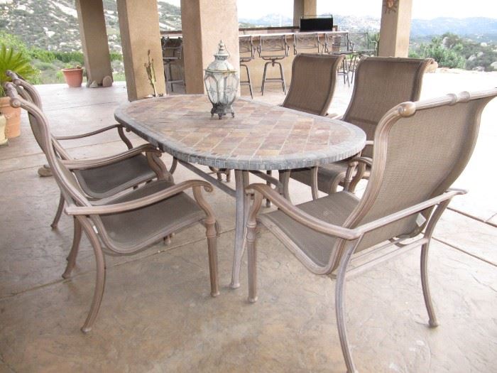 Great patio table and chairs