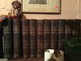 Mammy Doll, Set of Early 1900 Encyclopedias 