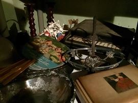 Toy Piano, still plays, Silverplate misc