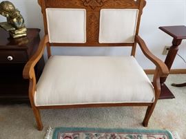 Beautiful carved settee