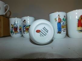 Norman Rockwell Cups