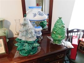 Porcelain Christmas Trees