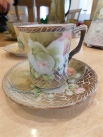 Hand Painted Nippon Chocolate Set